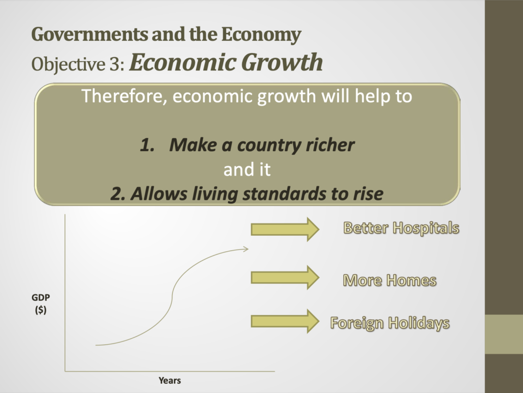 Government Objectives Presentation Notes